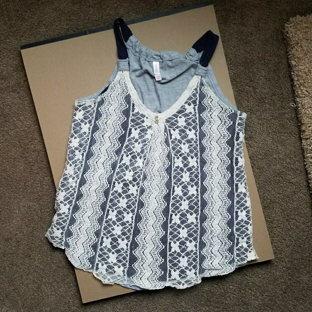 Exhilaration lace shirt